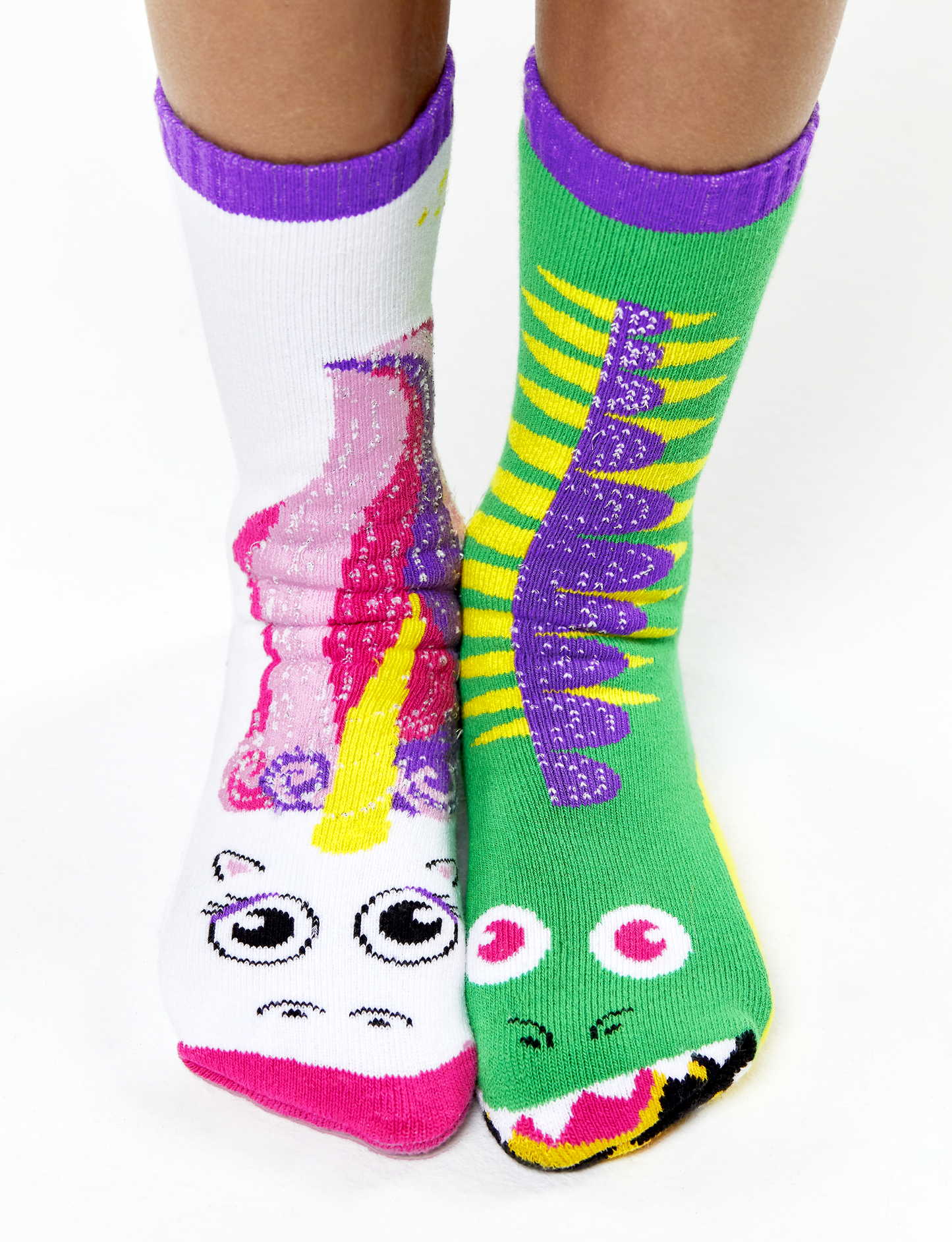 ADULT DRAGON & UNICORN SOCKS-0